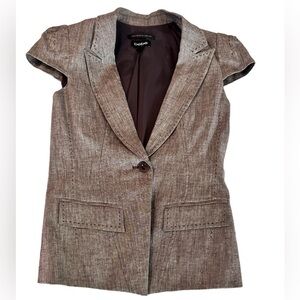 Bebe Cap Sleeve Summer Jacket Career Women Size 2